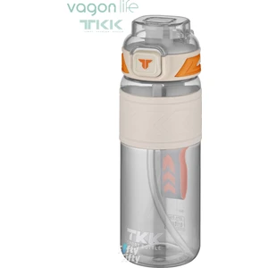 Tkk 800 ml Çift Kullanım Pipetli/rahat Içim Bpa Içermeyen Taşıma Askılı Tritan Su Matarası FFTKK1020-800ML
