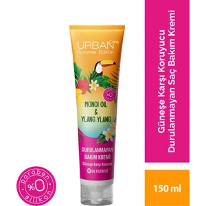 URBAN Care Summer-Monoi Yağı&Ylang Ylang Güneş Koruyucu Durulanmayan Bakım Krem-Vegan-150ML