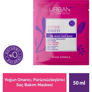 URBAN Care Intense Keratin Aşırı Yıpranmış Saçlara Özel Duş Öncesi Saç Bakım Maskesi 50 ml - vegan