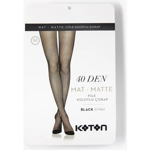 File Külotlu Çorap 40 Den Mat