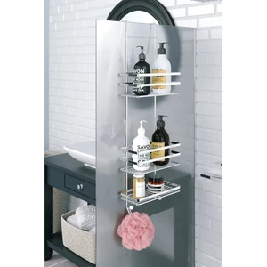 Duşakabin Banyo Rafı Şampuanlık 3 Katlı Askılı