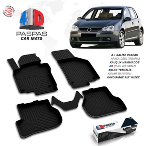 S-Dizayn VW GOLF 6 4D Havuzlu Paspas A+Kalite