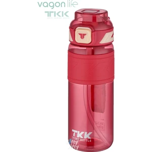 Tkk 800 ml Çift Kullanım Pipetli/rahat Içim Bpa Içermeyen Taşıma Askılı Tritan Su Matarası FFTKK1020-800ML