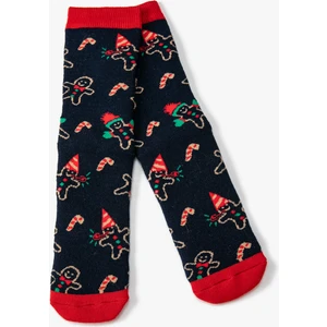 Yılbaşı Desenli Çorap