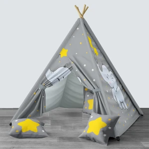 Lina Home Bebek, Çocuk Odası Minderli/mindersiz Oyun Evi, Çadır Model 00046