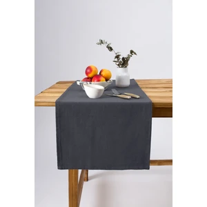 Premium | Keten Gri Runner 40 x 150 Cm