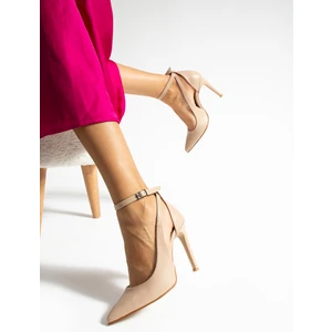 La Limar 10,5 cm Nude Stiletto Topuklu Ayakkabı