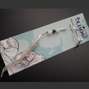 Levrek Lüfer Avcısı Çelik Telli Silikon Balık 8,5 cm Beyaz (3 Ad)