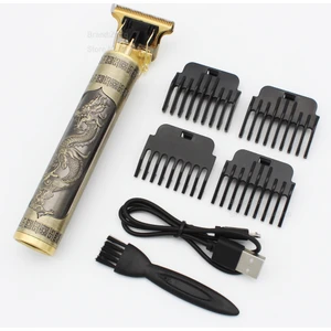 4 Başlıklı Profesyonel Saç Sakal Tıraş Makinesi Metal Gövdeli Ense ve Çizik Için Tıraş Makinesi