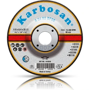 125 x 6.4 Metal Taşlama Taşı 10 Adet