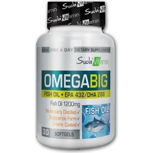 Suda Vitamin Omegabig Balık Yağı 1200 Mg 30 Kapsül
