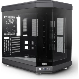 North 1x Fan USB 3.0 + Type C Atx Mid Tower  Panoramik Temperli Cam Gaming Bilgisayar Kasası Siyah