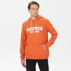 Nautıca Erkek Turuncu Standart Fıt Uzun Kollu Sweatshırt KE37655T.8FL