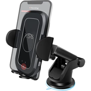 Qi 10W Otomatik Sıkma Araba Bluetooth Kulaklık Telefon Tutucu Kablosuz ŞARJ-10W Kablosuz Şarj Ile (Bir Set) (Yurt Dışından)