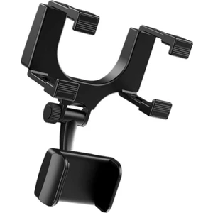 Araba Dikiz Aynası Cep Telefonu Standları Navigasyon Braketi Ayarlanabilir Teleskopik Cep Telefonu Tutucu Snap-On Cep Telefonu Tutucu (Yurt Dışından)