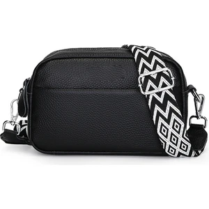 Omuz Çapraz Askılı Küçük Kare Çanta-Siyah (Yurt Dışından)