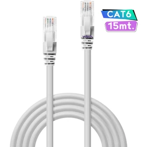 Cat6 15MT Lan Ethernet Kablosu Fabrikasyon Internet Kablo