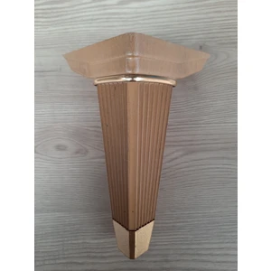 20 cm Yıldız Ayak Plastik Vanezya Altın Desenli (4 Adet)