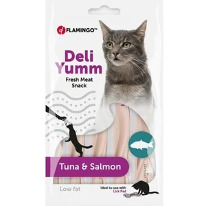 Deli Yumm Fresh Ton Balıklı ve Somonlu Likit Kedi Ödülü 5 x 14 gr