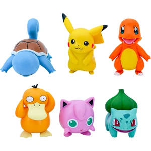 Red Ocean 6 Pokémon Figürü Bulbasaur, Squirtle, Süsleri, Pokémon Bebek Modelleri (Yurt Dışından)