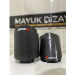 Karbon Egzoz Ucu 100MM Tek--Mayukdizayn--