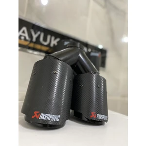 Karbon Egzoz Ucu Çift Çıkışlı 90 MM Sağ-Sol Set --Mayukdizayn--