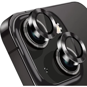Iphone 14 ve 14 Plus Siyah Uyumlu Kamera Lens Koruyucu Cam