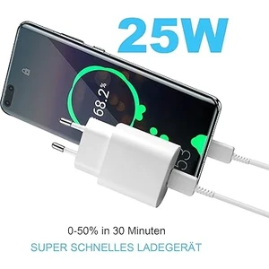 25W Type-C & Type-C Charge Adaptör & Cable EP-TA800XWEGWW