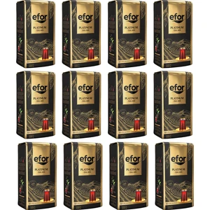 Efor Platinum Siyah Dökme Çay Özel Seri 1.000 gr x 12 Adet