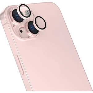 Iphone 15 ve 15 Plus Pembe (Light Pink) Uyumlu Kamera Lens Koruyucu Cam