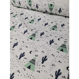 Baby Meva Çok Amaçlı Müslin Örtü 01-Kızıl Dereli  Çadırı 80x90 cm