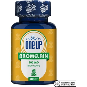 One Up Bromelain 30 Kapsül