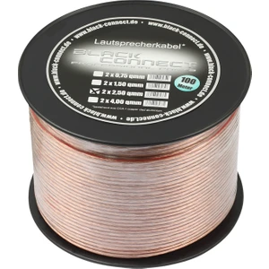 Black Connect Speaker Cca 2X4.00MM² Hoparlör Kablosu - 10 Metre