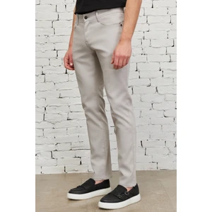 Altınyıldız Classics Erkek Taş Slim Fit Dar Kesim 5 Cep Armürlü Esnek Pantolon