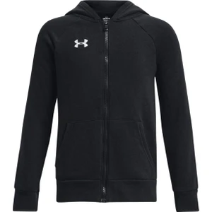 Under Armour Erkek Çocuk UA Rival Fleece Tam Boy Fermuarlı Kapüşonlu Üst 1379794-001