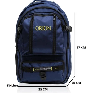 Lacivert Kaliteli Dağcı, Kamp ve Avcı Sırt Çantası, 57X37