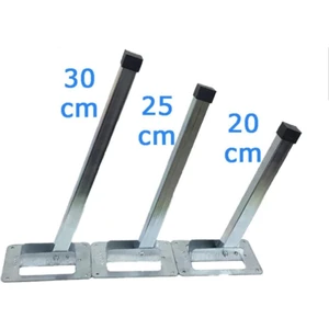 4 Adet Katlanabilir Sofra Ayağı - Masa Ayağı - Sini Ayağı 25 cm (+Vidaları)