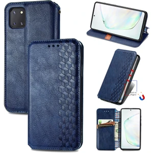 Yihang Boutique Samsung Galaxy Note 10 Lite Kart Tutuculu Cüzdan Pu Deri Çevirme Çubuğu Telefon Kılıfı (Yurt Dışından)
