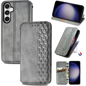 Yihang Boutique Samsung Galaxy S23 Fe Kart Tutuculu Cüzdan Pu Deri Çevirme Çubuğu Telefon Kılıfı (Yurt Dışından)