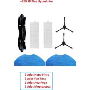 Lin Grup + 360 S8 Plus Robot Süpürge Filtre