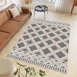 Rovigo Home Dijital Baskı Yıkanabilir Kaymaz Taban Salon Halısı Rvg0480