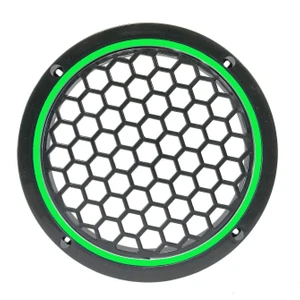 Dünyası Yeşil Neon Ledli 20 cm 2’li Hoparlör Kapağı