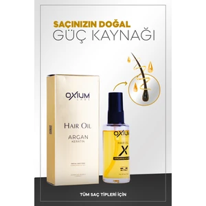 Argan ve Keratin İçerikli Onarıcı Nemlendirici Saç Bakım Serumu 100 ml – Kuru ve Yıpranmış Saçlar İçin