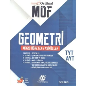 Orijinal Matematik Yayınları Orijinal Tyt Ayt Geometri Möf Mikro Öğreten Fasiküller Set