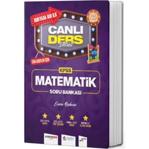 Akademi Denizi Yayınları 2024 Kpss Matematik Canlı Ders Destekli Soru Bankası