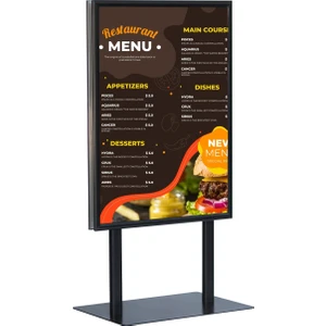 70X100  Sac Tabanlı Reklam ve Kaldırım Panosu Çift Taraflı