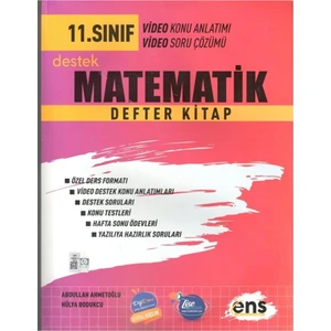 ENS Yayıncılık 11. Sınıf Matematik Defter Kitap Konu Testleri Destek Soruları 2024