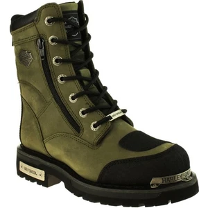 Harley Davidson Riddick Olive Deri Kadın Bot