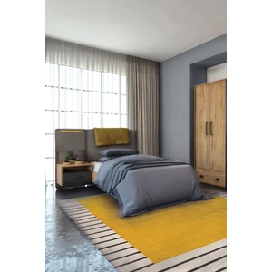 Lime Bazalı Karyola Başucu Dahil 100 cm