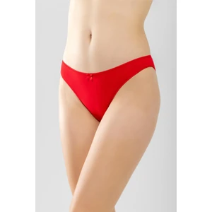 Kadın Bikini Kesim Basic Pamuklu Külot Kırmızı